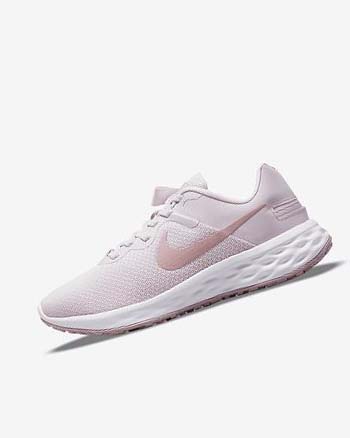 Nike Revolution 6 FlyEase Next Nature Morados Claro Blancos | MX 4859